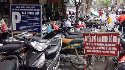 Hà Nội tăng giá trông giữ xe