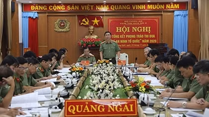 Cụm thi đua số 7 tổng kết phong trào thi đua “Vì an ninh Tổ quốc”