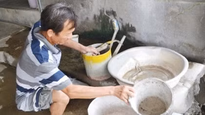 Nỗi lo nguồn nước nhiễm vôi ở Sơn Nguyên