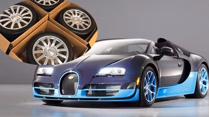 Bán 4 bánh xe Bugatti Veyron cũ đủ tiền mua một chiếc… Mercedes “đập hộp”