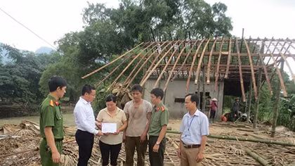Báo CAND và Agribank tiếp tục đến với đồng bào vùng lũ Vị Xuyên