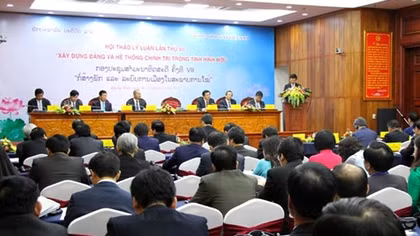 Khai mạc hội thảo Lý luận giữa Đảng Cộng sản Việt Nam và Đảng Nhân dân Cách mạng Lào