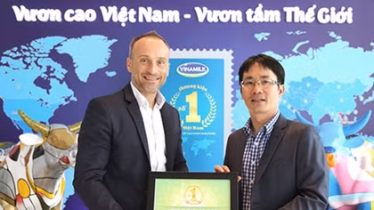 Vinamilk là thương hiệu được ưa chuộng nhất Việt Nam