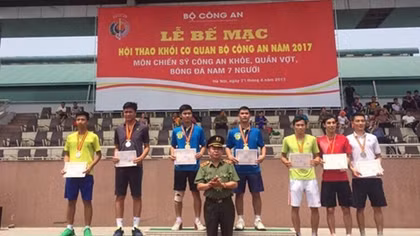 Bế mạc hội thao khối cơ quan Bộ Công an