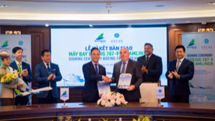 Bamboo Airways chính thức nhận bàn giao hai máy bay Boeing 787-9 Dreamliner