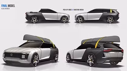Volkswagen sẽ sản xuất dòng xe lai có thể “biến hình”?