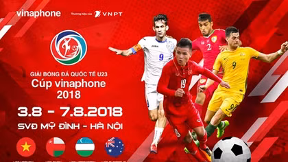 Vinaphone tài trợ chính cho giải bóng đá quốc tế U23 - Cúp Vinaphone 2018