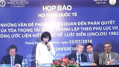Hội thảo quốc tế về tính pháp lý sau phán quyết của Tòa Trọng tài theo UNCLOS 1982