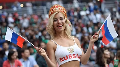 “Nhức mắt” với dàn cổ động viên Nga tại World Cup 2018