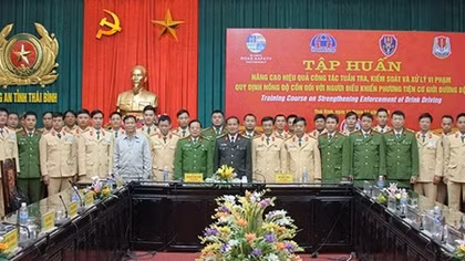Tập huấn công tác xử lý vi phạm về nồng độ cồn