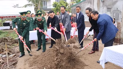 Bộ đội Biên phòng Hải Phòng chung tay xây nhà “Mái ấm biên cương”