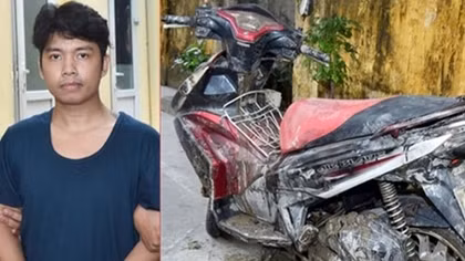 Tên cướp tiệm vàng bị bắt cùng 4 quả mìn tự chế