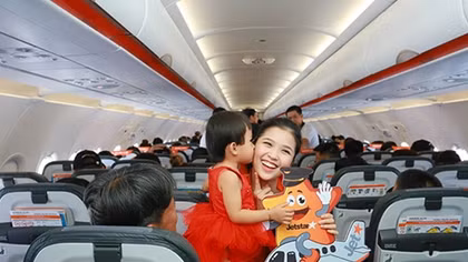 Mua 4 vé trả tiền 3 vé trên 2 đường bay Jetstar Pacific mới