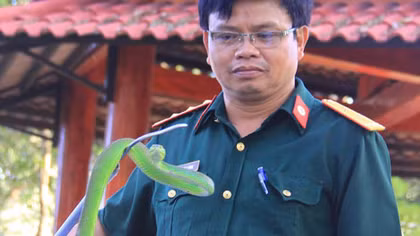 “Vương quốc” rắn bên sông Tiền