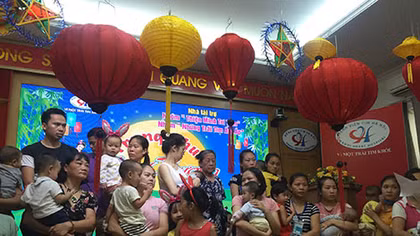 Trung thu ấm áp ở Bệnh viện Tim