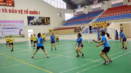 Bế mạc giải bóng chuyền nữ Công an tỉnh Quảng Bình năm 2019