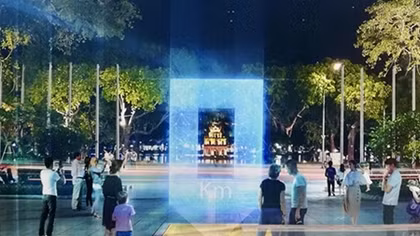 TP Hà Nội thống nhất xây cột mốc KM0 tại quận Hoàn Kiếm