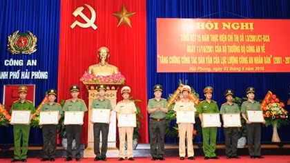 Công an Hải Phòng tổng kết 15 năm thực hiện Chỉ thị số 13 của Bộ Công an 