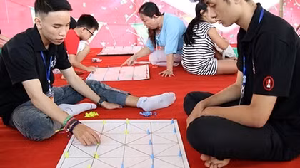 Nhiều trò chơi dân gian được tái hiện tại Ngày hội thể thao trí tuệ 2019