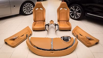 Mức giá “khủng” cho bộ nội thất Bugatti Veyron 10 năm tuổi