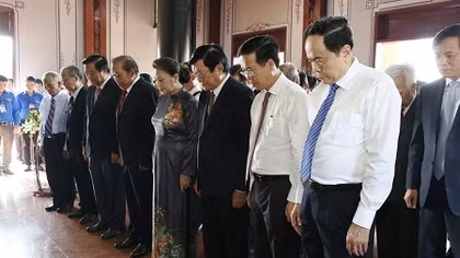 Kỷ niệm 110 năm ngày sinh đồng chí Nguyễn Hữu Thọ