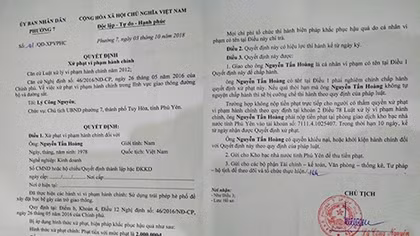 Lạ lùng một quyết định hành chính thiếu căn cứ pháp lý