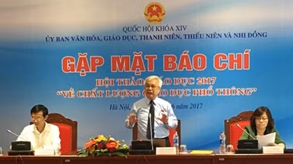 Sẽ có hội thảo lớn tìm giải pháp cho giáo dục phổ thông