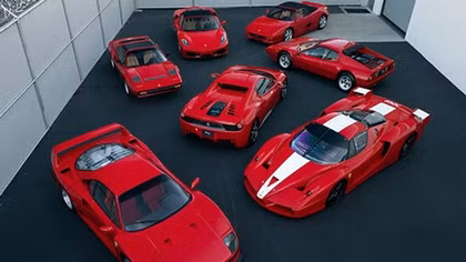 Bộ sưu tập xe Ferrari hiếm có khó tìm sắp lên sàn đấu giá