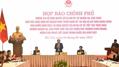 Chính phủ đề ra mục tiêu, nhiệm vụ phấn đấu tăng trưởng GDP 6,5% năm 2021