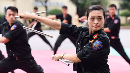 Dấu ấn Triều Tiên trong võ thuật Công an