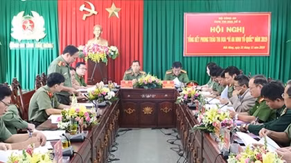 Cụm thi đua số 6 tổng kết phong trào “Vì an ninh Tổ quốc” năm 2019