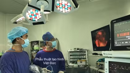 Lần đầu tiên nội soi tái tạo tàn hốc mắt không để lại sẹo