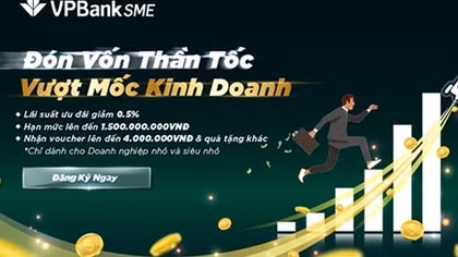 VPBank giảm lãi suất, mạnh tay tiếp vốn cho doanh nghiệp nhỏ dịp cuối năm