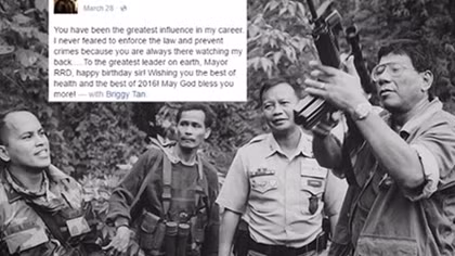 Cánh tay phải của Tổng thống Duterte trong cuộc chiến chống ma túy