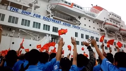 Tàu Thanh niên Đông Nam Á và Nhật Bản đến Việt Nam