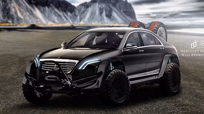 Kỳ lạ bản độ sedan hạng sang thành “chiến binh” off-road