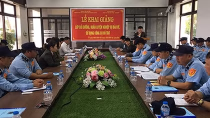 Tập huấn nghiệp vụ bảo vệ cho Công ty Cổ phần BOT Bắc Giang - Lạng Sơn