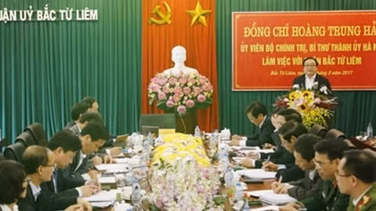 Bí thư Thành ủy Hoàng Trung Hải: Lập lại trật tự đô thị phải có tình, có lý
