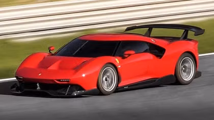 Siêu xe Ferrari P80/C xuất hiện ngoài đời thực