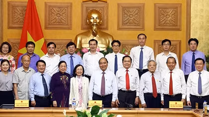Thủ tướng làm việc với Ủy ban Trung ương Mặt trận Tổ quốc Việt Nam