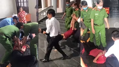 Bị cáo đến tòa gây rối, uống thuốc xin được hoãn thi hành án
