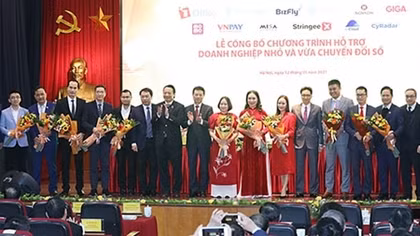 Công bố chương trình hỗ trợ doanh nghiệp nhỏ và vừa chuyển đổi số