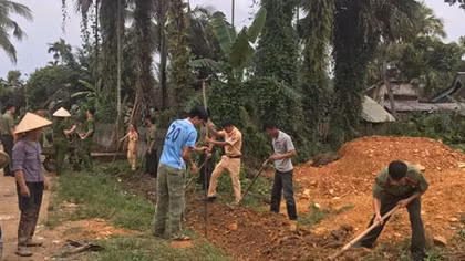 Công an huyện Như Xuân làm nhiều việc tốt vì nhân dân
