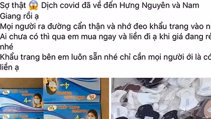 Tung tin “COVID-19 đã về đến Nghệ An” để câu like bán hàng
