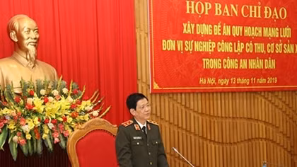 Đảm bảo tiến độ xây dựng Đề án quy hoạch mạng lưới đơn vị sự nghiệp công lập có thu, cơ sở sản xuất trong CAND