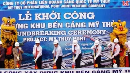 Hơn 14 nghìn tỷ đồng xây khu bến cảng Mỹ Thủy
