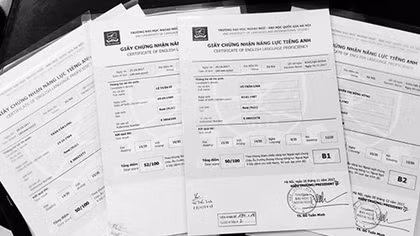 Hé lộ nhiều bí mật trong vụ triệt phá đường dây tổ chức thi, cấp chứng chỉ ngoại ngữ giả