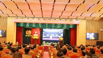 Bộ Công an tổ chức buổi báo cáo thời sự đến cán bộ chủ chốt