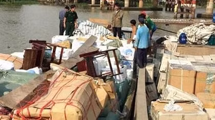 Hàng lậu qua biên giới Long An