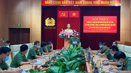 Xây dựng thí điểm “Công an phường điển hình, kiểu mẫu về ANTT và văn minh đô thị”